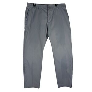 Banana Republic Mens Gray Performance Chino Pants‎ 38x30 Elastic Waist 1951119